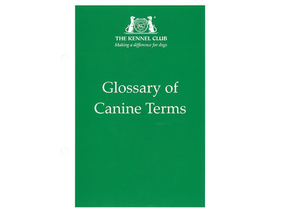 Glossary of Canine Terms cover