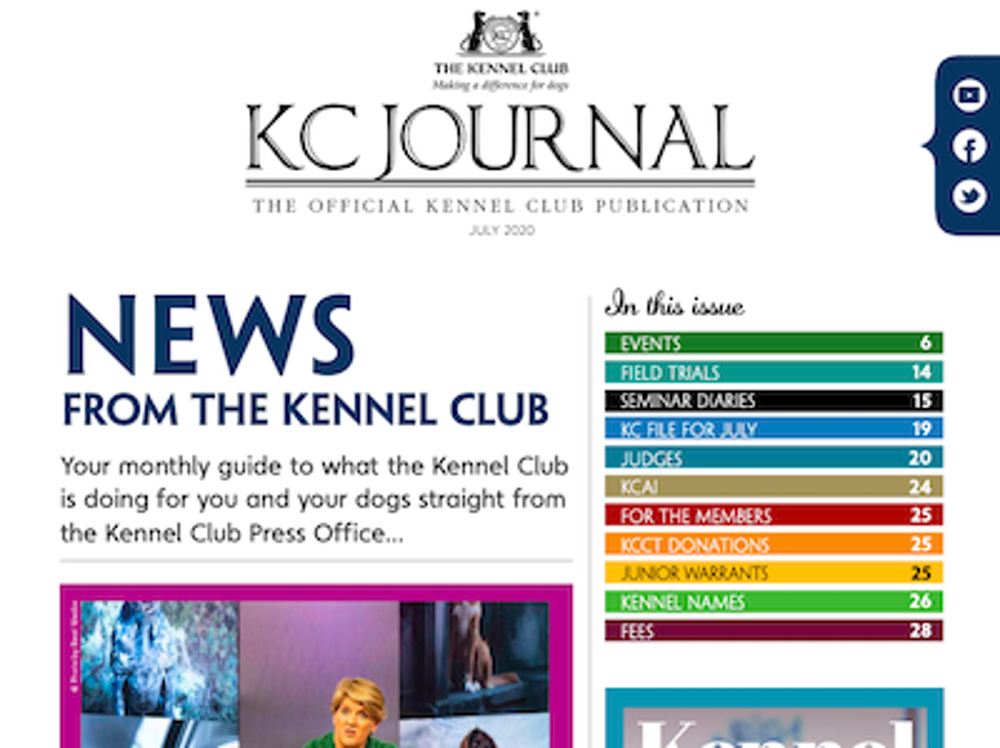 Cover of The Kennel Club Journal