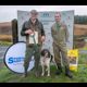 HPR Championship winners Steve Kimberley, Cracker and Head Keeper Raymond Holt. Credit The Kennel Club and WetDog Photography