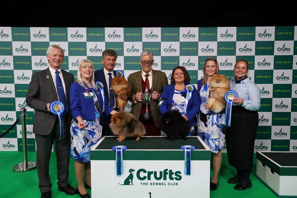 Breeders Competition winners at Crufts 2023. Credit BeatMedia and The Kennel Club